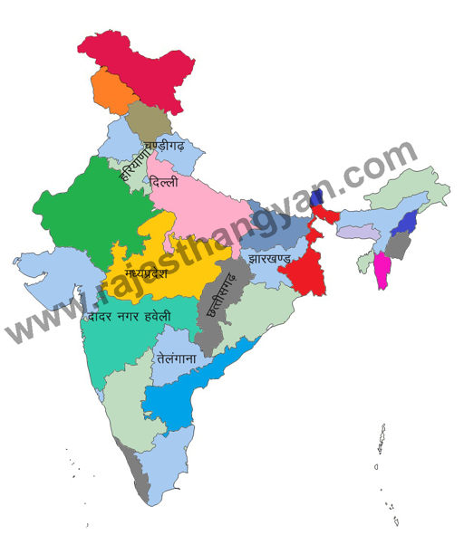 india internal state map