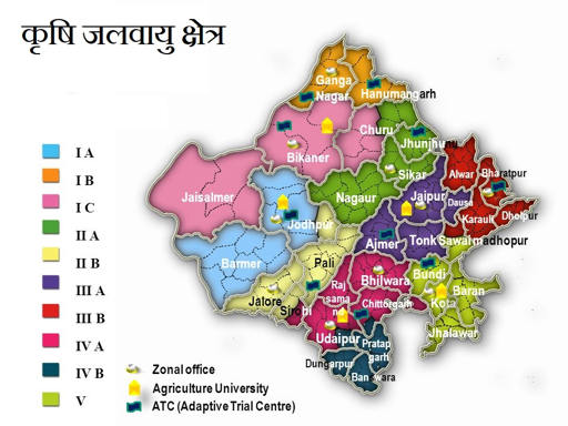 Agro-Climatic Zones of Rajasthan